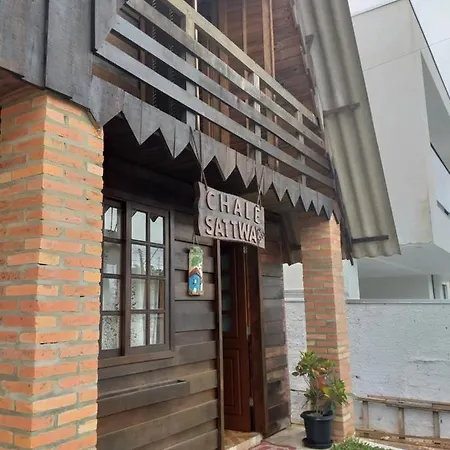 Chalé Sattwa Prudentópolis/WIFI/Pet/garagem Exterior foto